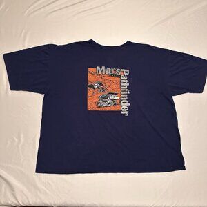 Delta 2 Mars Pathfinder Launch Team NASA Vintage T-Shirt 3XL - AUTHENTIC - RARE
